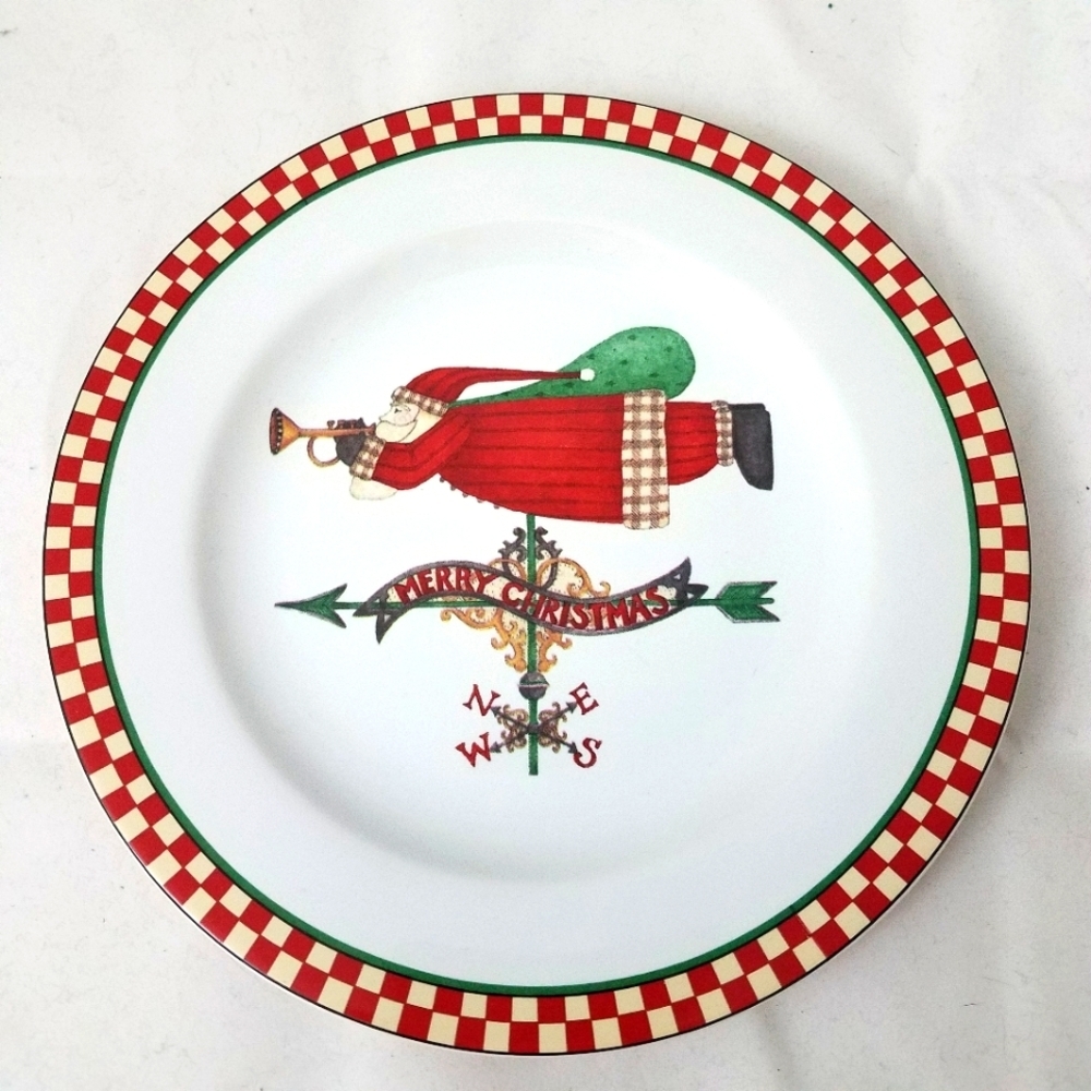 Sakura Santa Magic Debbie Mumm 8  Inch Plate